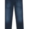 Maine blue regular-fit jeans in soft-touch denim
