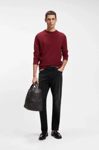 Maine regular-fit jeans in soft-touch denim