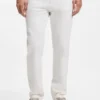 Maine regular-fit jeans in white soft-motion denim