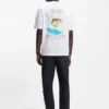 Marine-artwork T-shirt in cotton jersey