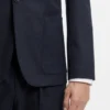 Melange extra-slim-fit jacket in stretch flannel Melange extra-slim-fit jacket in stretch flannel