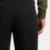 Melange modern-fit trousers in a cotton blend