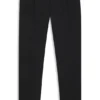 Melange modern-fit trousers in a cotton blend