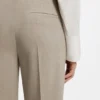 Melange relaxed-fit trousers in virgin wool