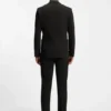 Melange slim-fit jacket in a cotton blend