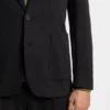 Melange slim-fit jacket in a cotton blend