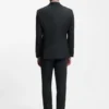 Melange slim-fit jacket in a wool blend