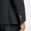 Melange slim-fit jacket in a wool blend