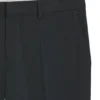 Melange slim-fit trousers in a wool blend