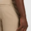 Melange slim-fit trousers in stretch dobby