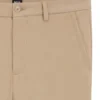 Melange slim-fit trousers in stretch dobby