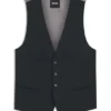 Melange slim-fit waistcoat in a wool blend Melange slim-fit waistcoat in a wool blend