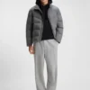 Mercerised-cotton hoodie in a relaxed fit