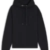 Mercerised-cotton hoodie in a relaxed fit