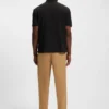 Mercerised-cotton polo shirt with Double B monogram