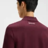 Mercerised-cotton slim-fit polo shirt with four-button placket