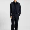 Mercerised-cotton slim-fit polo shirt with four-button placket