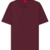 Mercerised-cotton slim-fit polo shirt with four-button placket