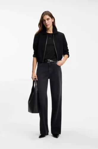 Mercerised-cotton T-shirt in a regular fit