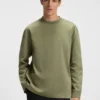 Mercerised-cotton T-shirt in a relaxed fit