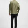Mercerised-cotton T-shirt in a relaxed fit