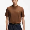 Mercerised-cotton T-shirt with Double B monogram