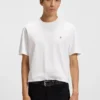 Mercerised-cotton T-shirt with Double B monogram