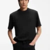 Mercerised-cotton T-shirt with Double B monogram
