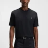 Mercerised-cotton T-shirt with Double B monogram