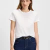 Mercerised-cotton T-shirt with Double B monogram