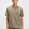 Mercerised-cotton T-shirt with Double B monogram