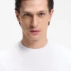 Mercerised-cotton T-shirt with Double B monogram