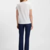 Mercerised-cotton T-shirt with Double B monogram