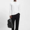 Mercerised-cotton T-shirt with Double B monogram