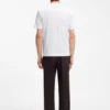 Mercerised-cotton T-shirt with Double B monogram