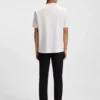 Mercerised-cotton T-shirt with Double B monogram