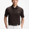 Mercerized-cotton polo shirt with Double B monogram Mercerized-cotton polo shirt with Double B monogram