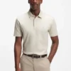 Mercerized-cotton polo shirt with Double B monogram Mercerized-cotton polo shirt with Double B monogram
