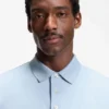Mercerized-cotton polo shirt with Double B monogram Mercerized-cotton polo shirt with Double B monogram