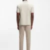 Mercerized-cotton polo shirt with Double B monogram Mercerized-cotton polo shirt with Double B monogram