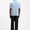 Mercerized-cotton polo shirt with Double B monogram Mercerized-cotton polo shirt with Double B monogram