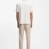 Mercerized-cotton polo shirt with Double B monogram Mercerized-cotton polo shirt with Double B monogram