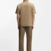 Mercerized-cotton polo shirt with Double B monogram Mercerized-cotton polo shirt with Double B monogram