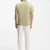 Mercerized-cotton polo shirt with Double B monogram Mercerized-cotton polo shirt with Double B monogram