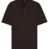 Mercerized-cotton polo shirt with Double B monogram Mercerized-cotton polo shirt with Double B monogram