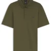 Mercerized-cotton polo shirt with Double B monogram Mercerized-cotton polo shirt with Double B monogram