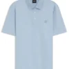 Mercerized-cotton polo shirt with Double B monogram Mercerized-cotton polo shirt with Double B monogram