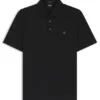 Mercerized-cotton polo shirt with Double B monogram Mercerized-cotton polo shirt with Double B monogram