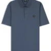 Mercerized-cotton polo shirt with Double B monogram Mercerized-cotton polo shirt with Double B monogram