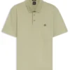 Mercerized-cotton polo shirt with Double B monogram Mercerized-cotton polo shirt with Double B monogram